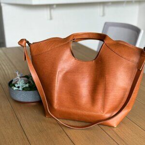 Madewell Large Sydney Cutout Tote in Leather New w/ Tags